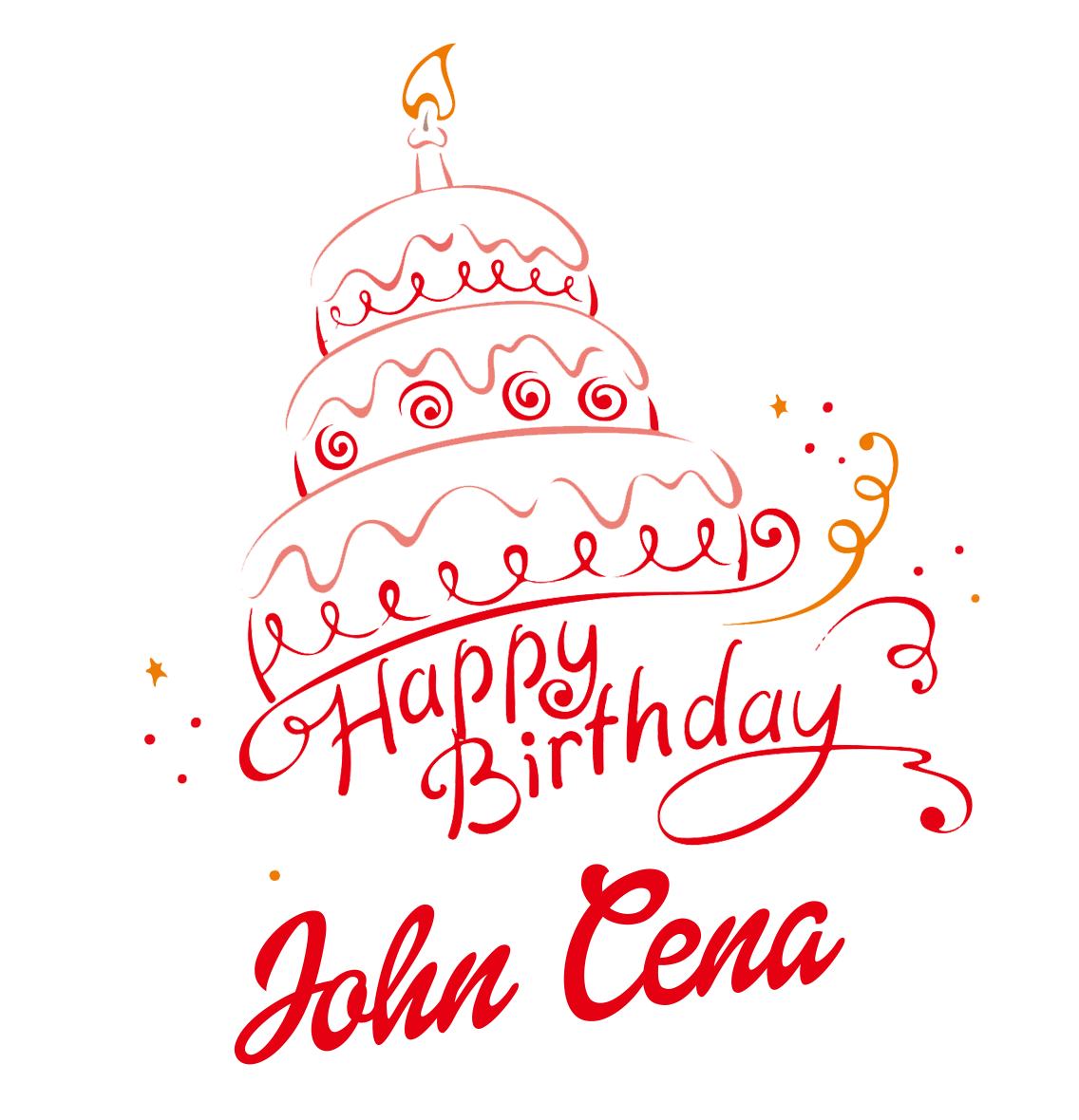 1136x1180 John Cena Happy Birthday Vector Cake Name Png