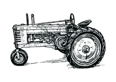 Easy To Draw Tractor 450x318 Easy To Draw Tractor