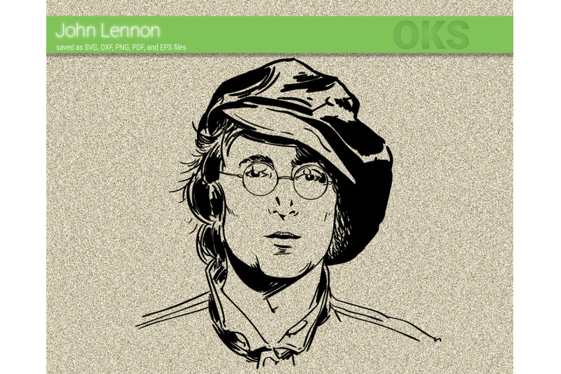800x533 John Lennon Files, Vector, Clipart, Cricut, Download