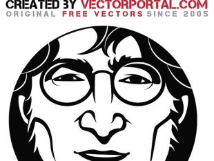 310x233 John Lennon Vector Illustration Free Vectors Ui Download