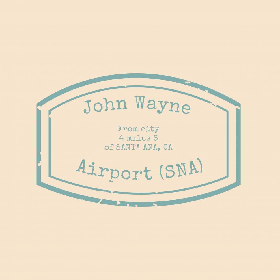 Get Free Stock Photos Of John Wayne Airport Stamp Vector Icon 970x970 Get Free Stock Photos Of John Wayne Airport Stamp Vector Icon