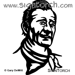 John Wayne Signtorch, Turning Images Into Vector Cut Paths 320x320 John Wayne Signtorch, Turning Images Into Vector Cut Paths