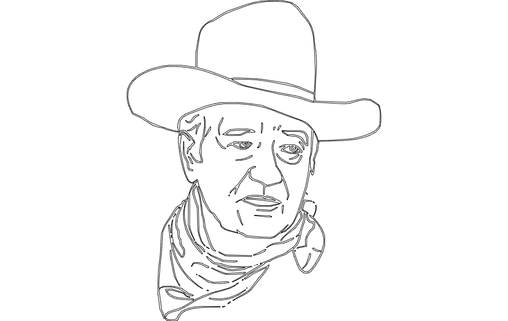 John Wayne Free Dxf Free Download Vector Graphic Art 1002x633 John Wayne Free Dxf Free Download Vector Graphic Art