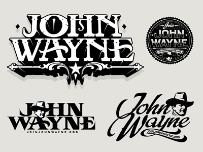 Custom Lettering John Wayne 400x300 Custom Lettering John Wayne