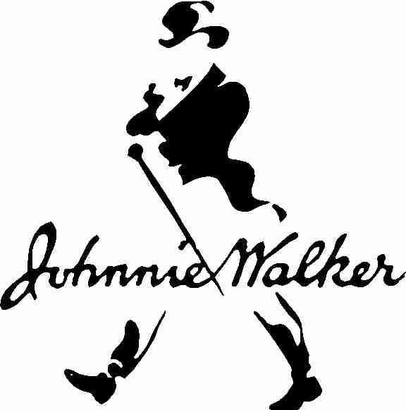 576x581 Johnnie Walker Decal Sticker