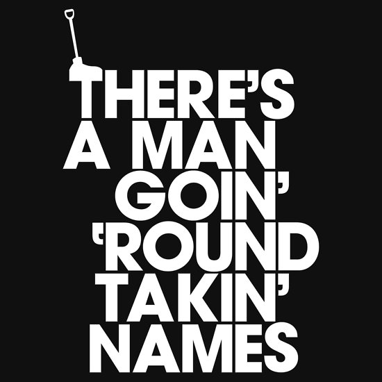 550x550 When The Man Comes Around, A T Shirt Of Vector, Black, Dark