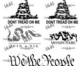 170x135 Dont Tread On Me Stencil