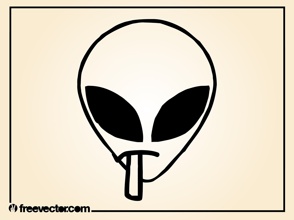 1024x765 Alien Smoking Joint Vector Art Graphics