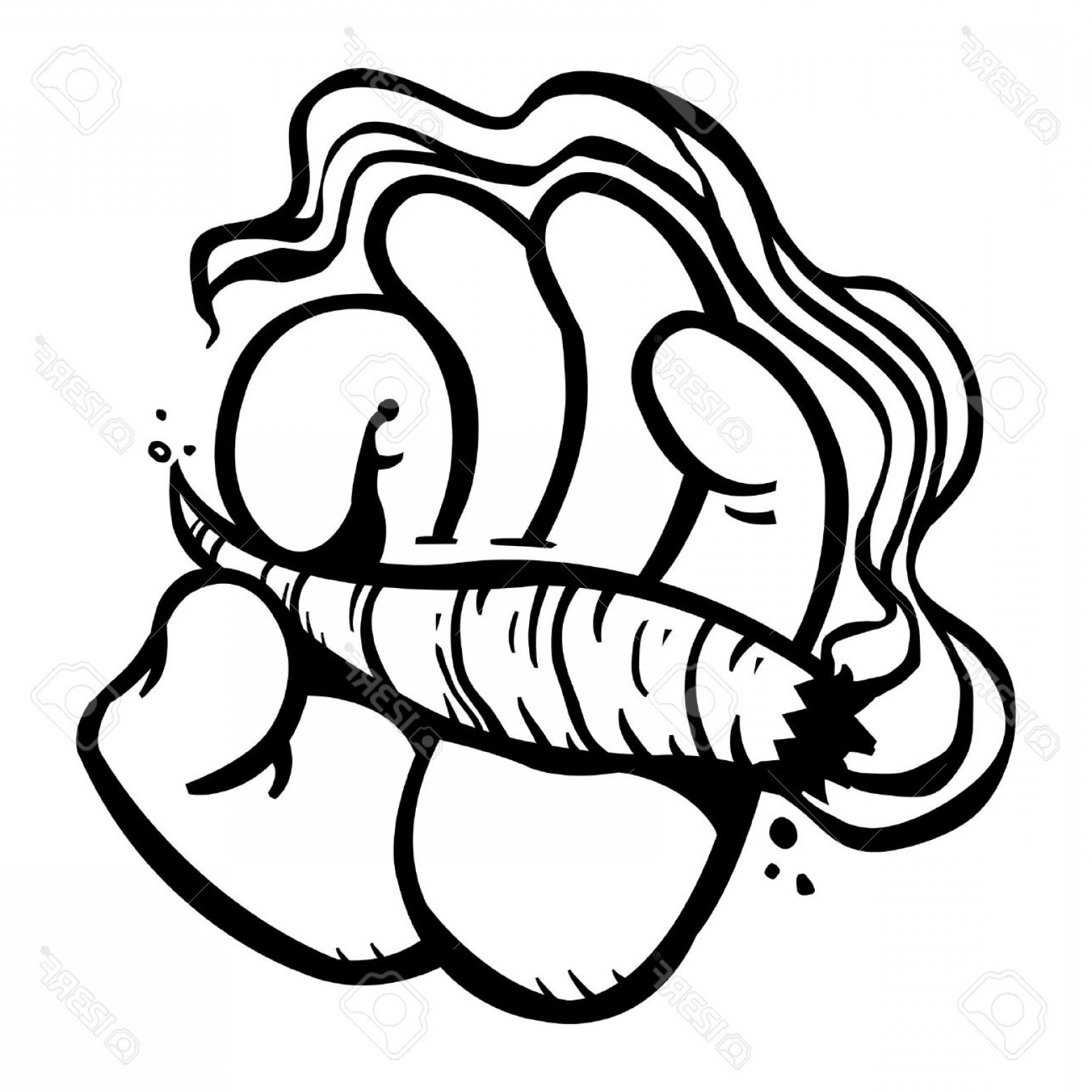 1560x1560 Photostock Vector Cartoon Hand Holding Marijuana Weed Leaf Pot