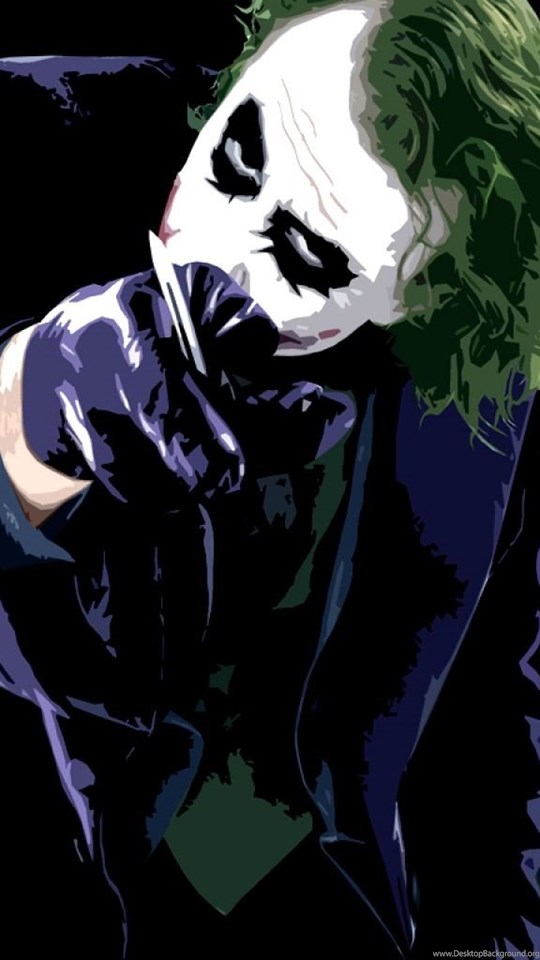 540x960 Download Wallpapers Joker, Card, Vector Dual Monitor