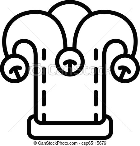 450x468 Joker Hat Icon, Outline Style Joker Hat Icon Outline Joker Hat