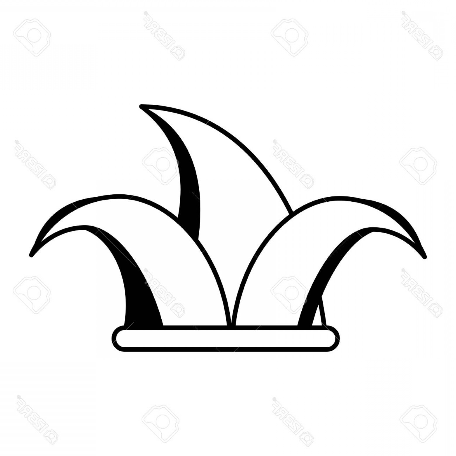 1560x1560 Photostock Vector Joker Hat Icon Image Vector Illustration Design