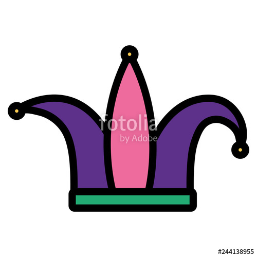 500x500 Joker Hat Carnival Accessory Stock Image And Royalty Free Vector
