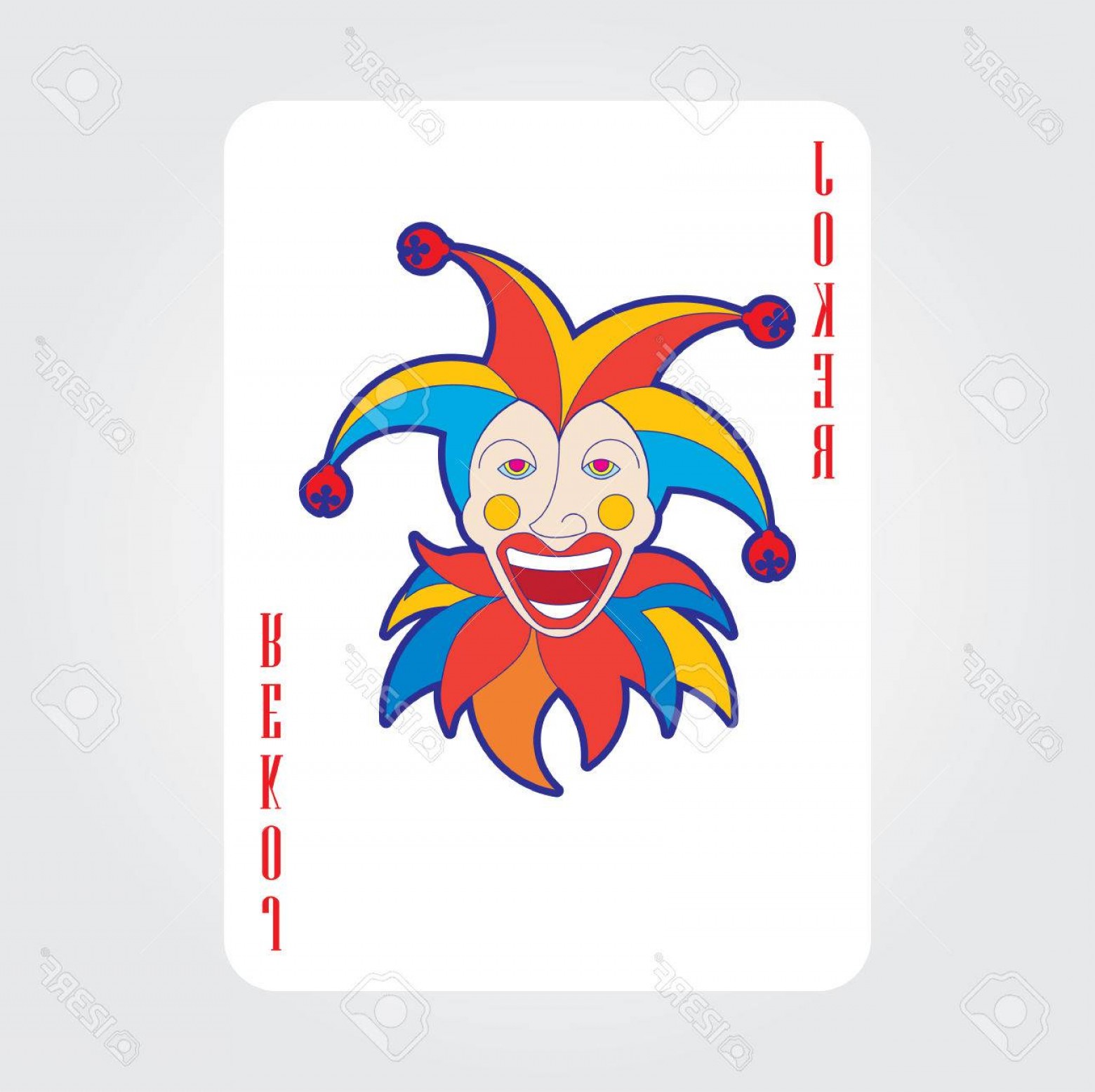 Photostock Vector Single Playing Cards Vector Joker Createmepink 1560x1557 Photostock Vector Single Playing Cards Vector Joker Createmepink