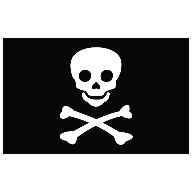 660x660 Jolly Roger Vector Flag