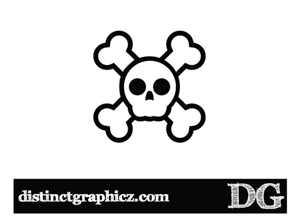 600x450 Jolly Rogers Skull Free Vector In Encapsulated Postscript
