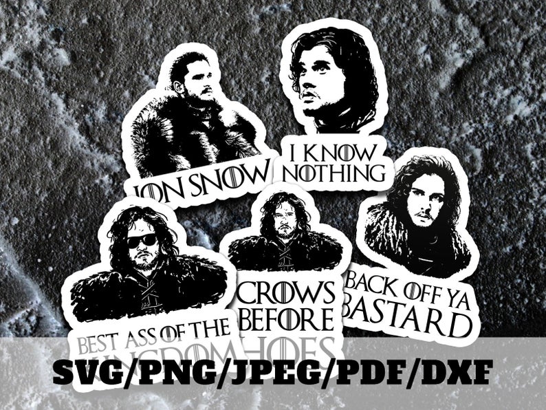 794x596 Jon Snow Bundle Jon Snow Digital Jon Snow Clipart Etsy