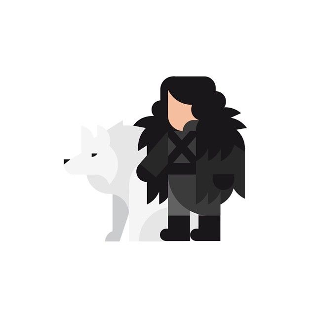 640x640 Jon Snow Ghost