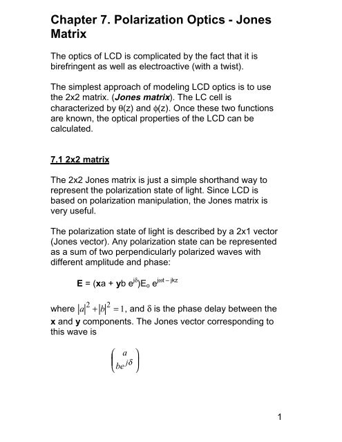 495x640 Chapter Polarization Optics