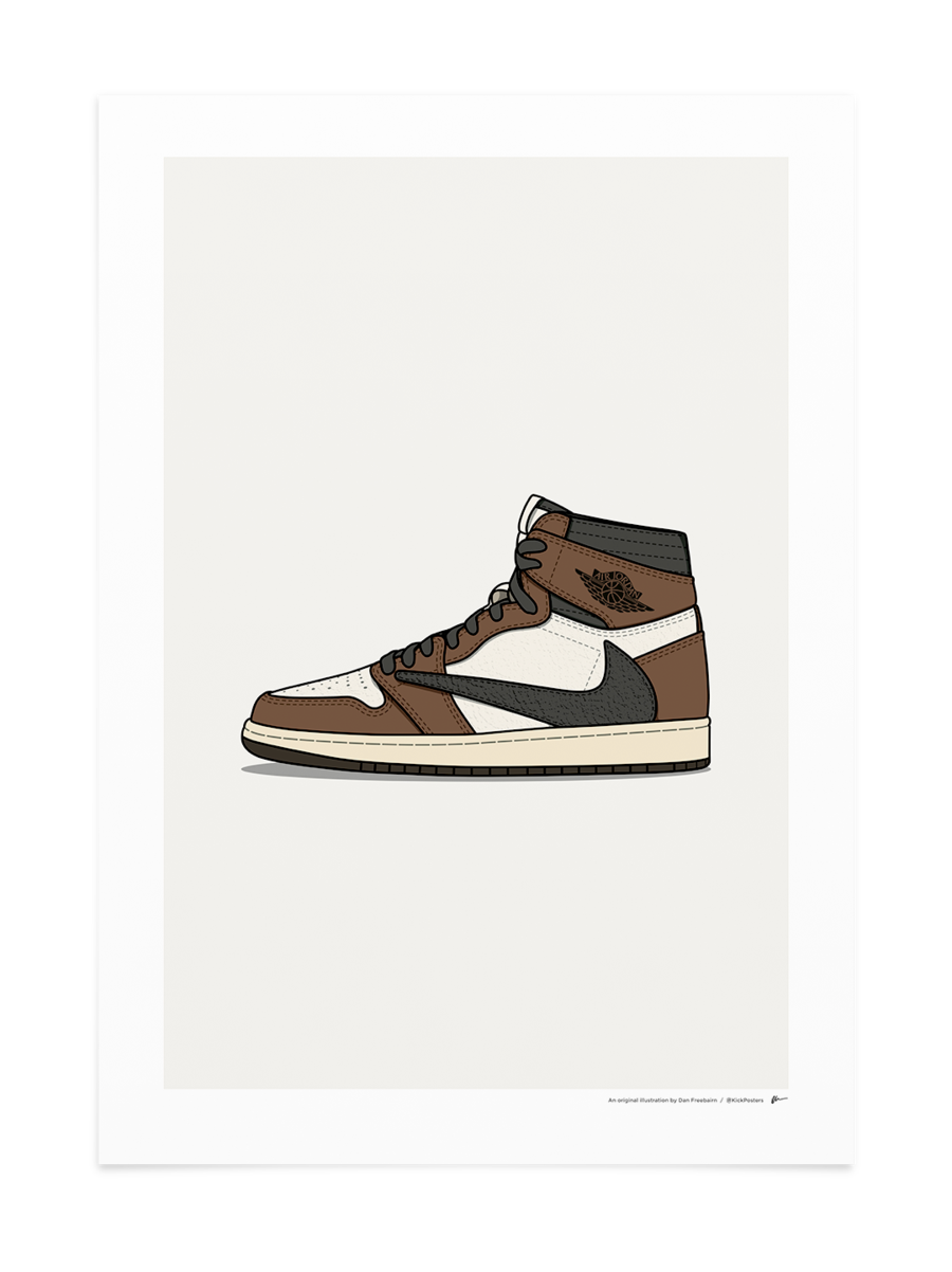 900x1202 Travis Scott Air Jordan High Kickposters