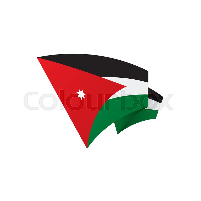 Jordan Flag, Vector Illustration On A Stock Vector Colourbox 800x800 Jordan Flag, Vector Illustration On A Stock Vector Colourbox