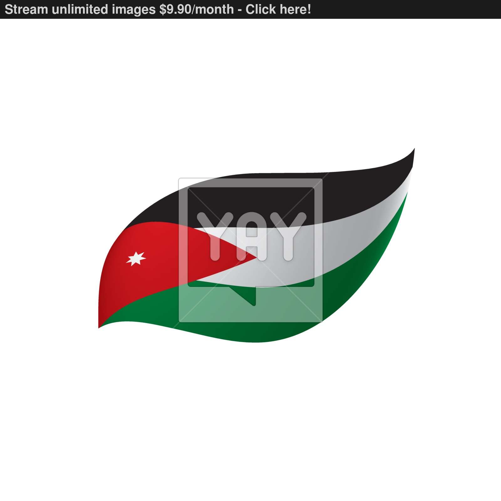 Jordan Flag, Vector Illustration Vector 1600x1600 Jordan Flag, Vector Illustration Vector