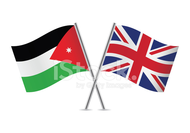 Jordan And British Stock Vector 626x440 Jordan And British Stock Vector