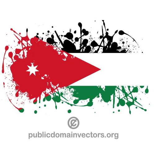 Flag Of Jordan Vector 500x500 Flag Of Jordan Vector