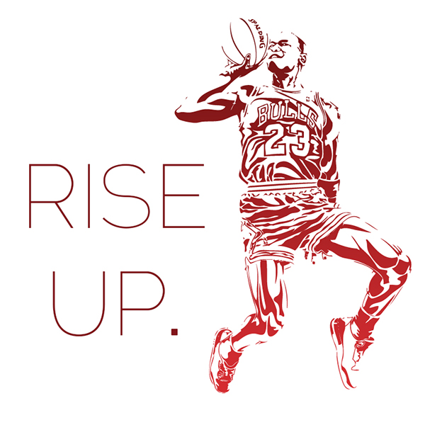 Michal Jordan Vector Illustration On Behance 600x600 Michal Jordan Vector Illustration On Behance