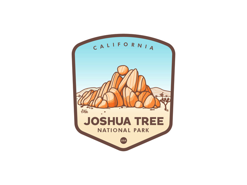 800x600 Joshua Tree National Park Badge