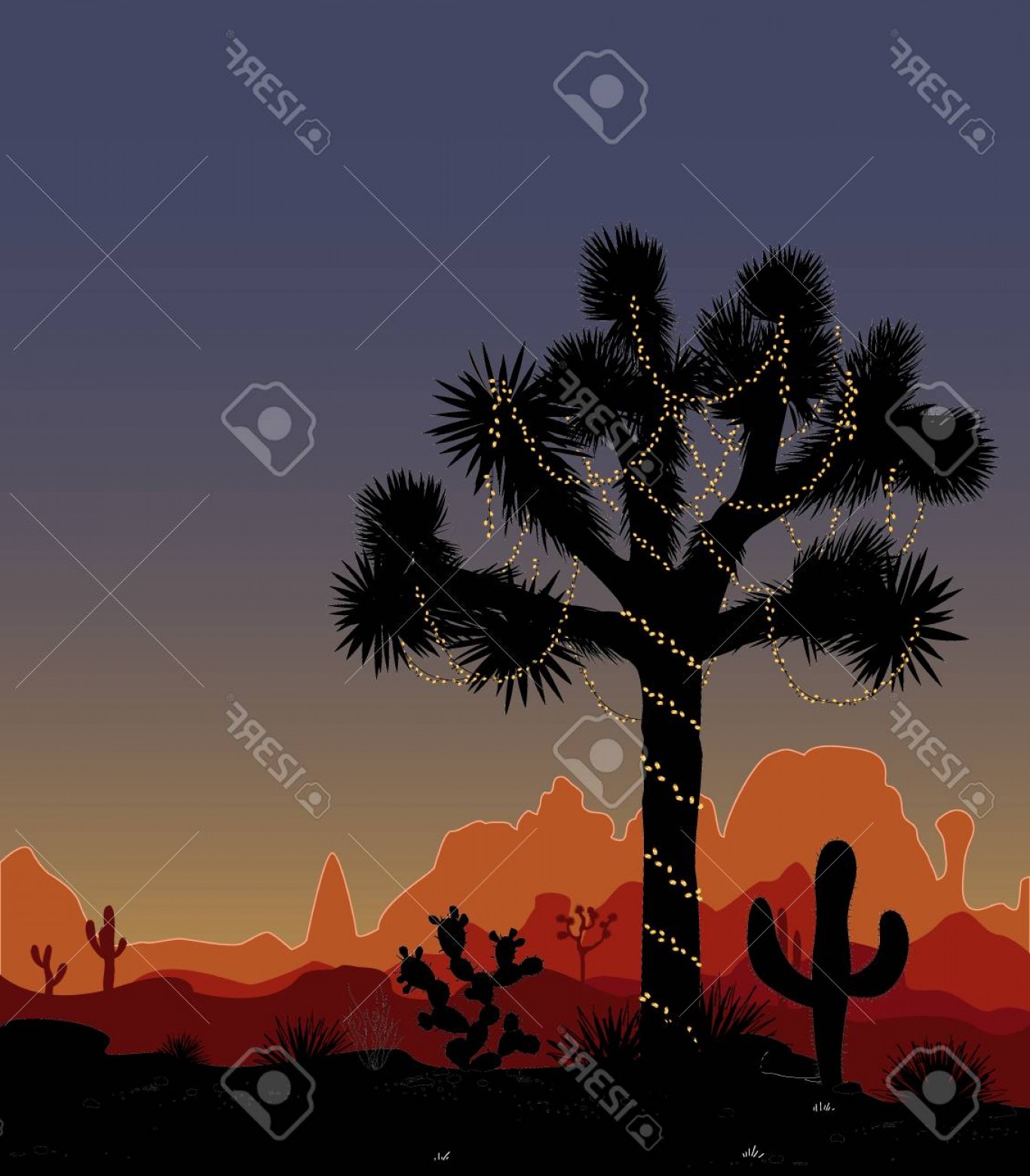 Download Joshua Tree Vector at Vectorified.com | Collection of ...