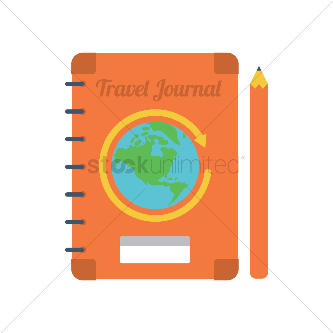 Travel Journal Vector Image 1300x1300 Travel Journal Vector Image