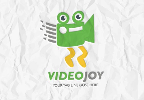 Video Joy Logo Vector Template For Download Print Ready 500x350 Video Joy Logo Vector Template For Download Print Ready