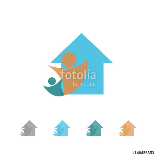 Joy Home People Logo Vector Stock Image And Royalty Free Vector 500x500 Joy Home People Logo Vector Stock Image And Royalty Free Vector