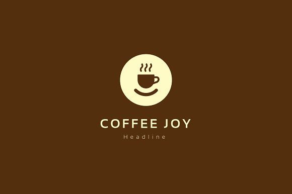 Coffee Joy Logo Templates 580x386 Coffee Joy Logo Templates