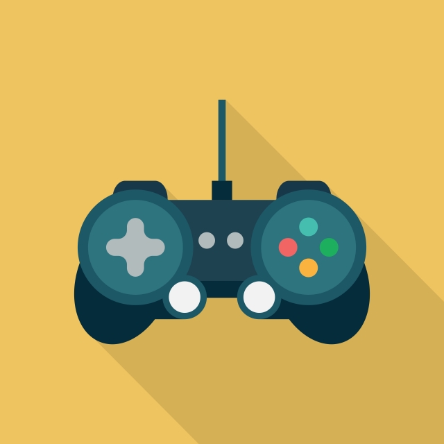 640x640 Joystick Icon Set Of Great Flat Icons With Style Long Shadow I