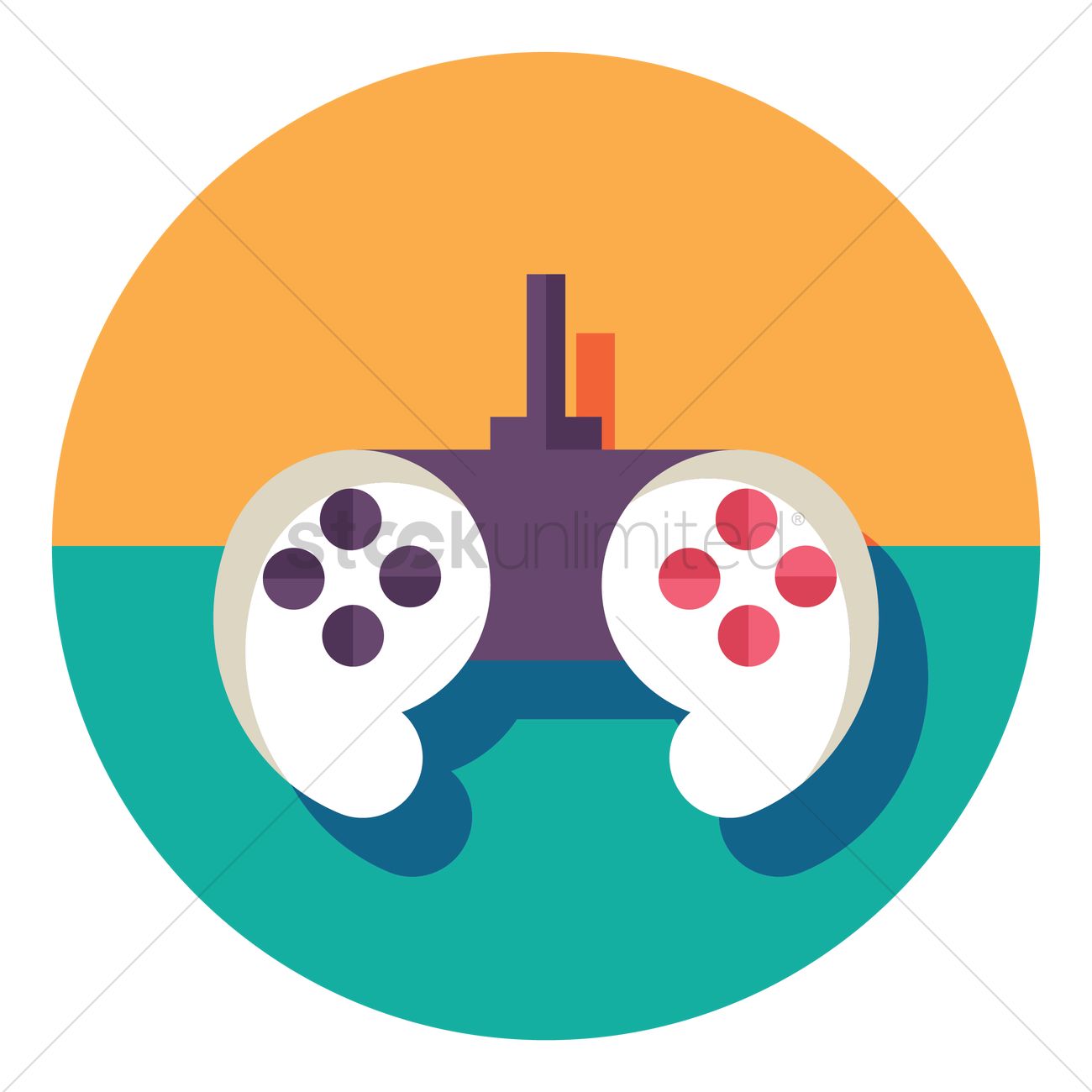 1300x1300 Joystick Icon Vector Image