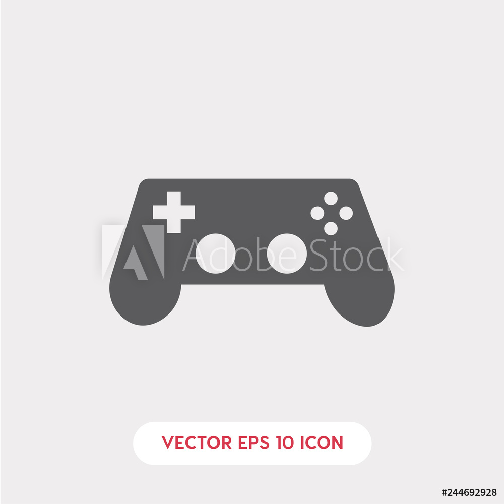 1000x1000 Photo Art Print Joystick Icon Vector Europosters