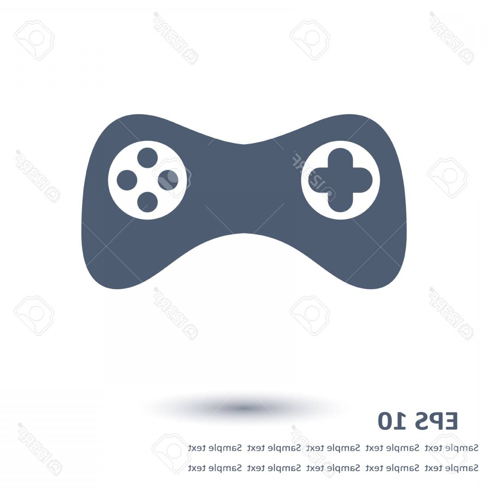 1560x1560 Photostock Vector Gamepad Icon Vector Flat Design Style Joypad