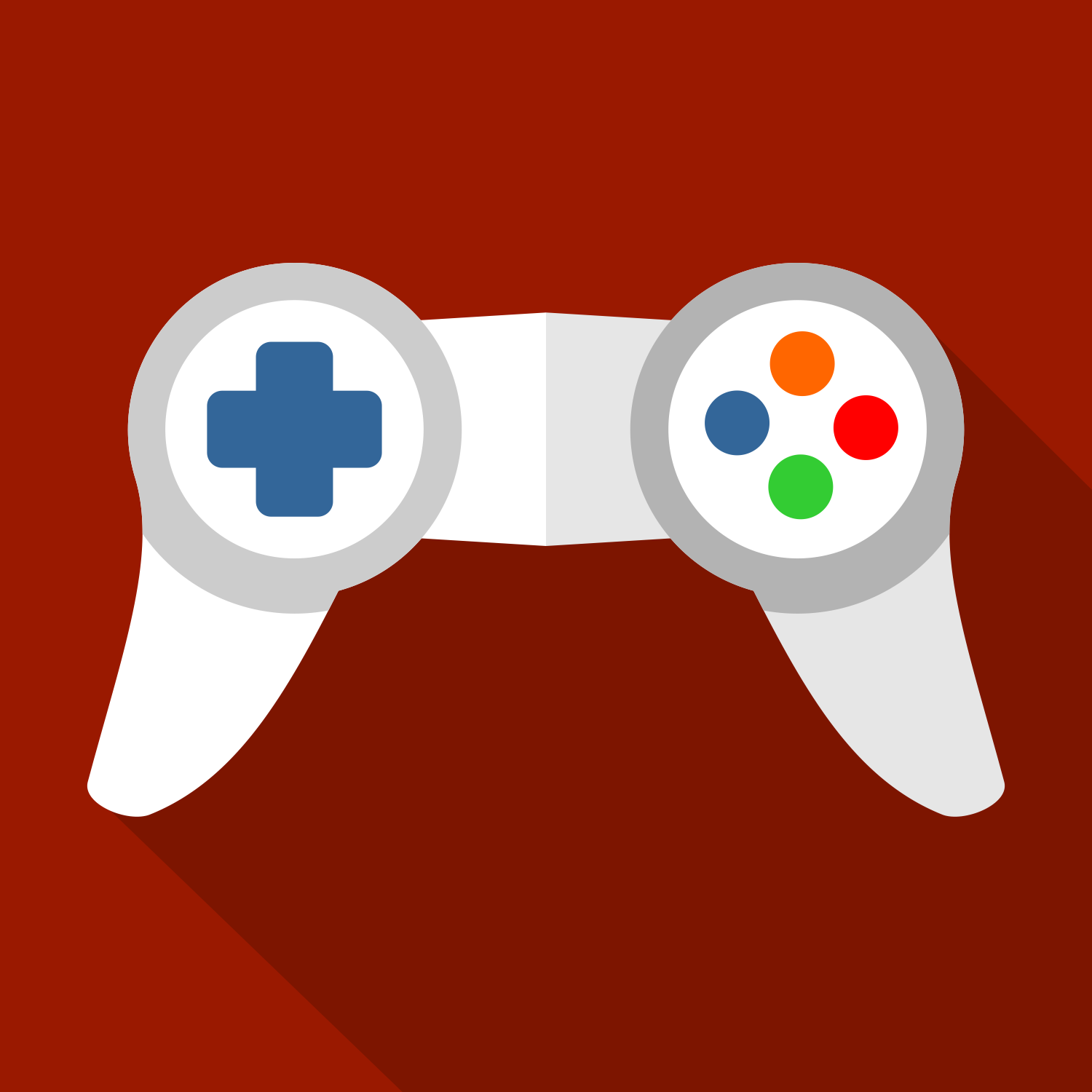1500x1500 Vector For Free Use Joystick Flat Icon