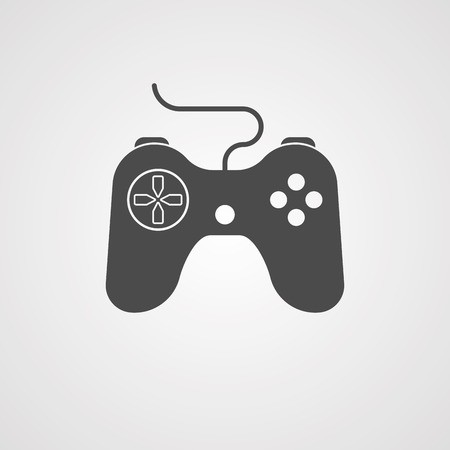 450x450 Joystick Icon Vector, Filled Flat Sign, Solid Pictogram Isolated