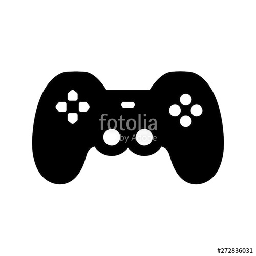 500x500 Joystick Icon Vector Game Icon Illustration Game Console Icon