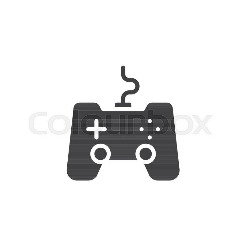 800x800 Game, Joystick Icon Vector, Filled Stock Vector Colourbox