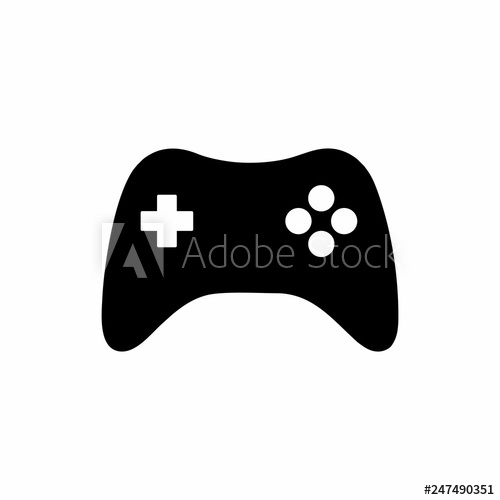 500x500 Joystick Vector Icon, Game Console Symbol