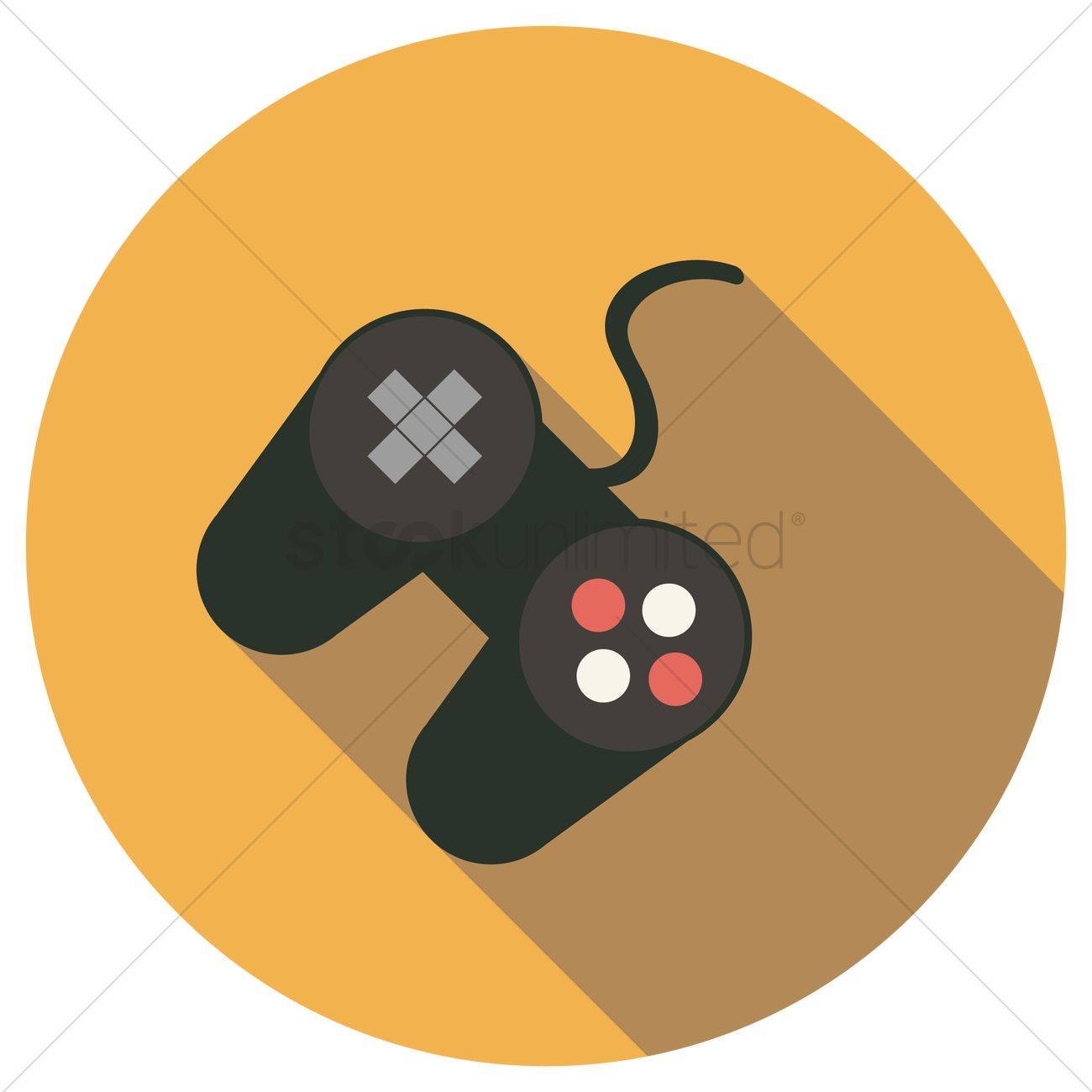 1300x1300 Free Joystick Vector Image