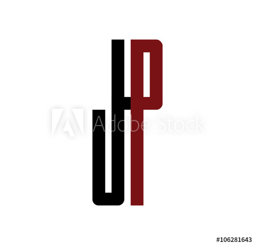 500x480 Jp Initial Logo Red And Black