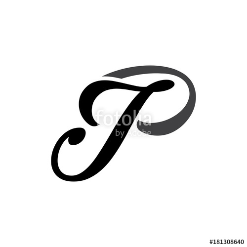 500x500 Initial Letter Jp Logo Stock Image And Royalty Free Vector