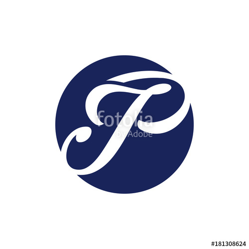 500x500 Initial Letter Jp Logo Circle Blue Stock Image And Royalty Free