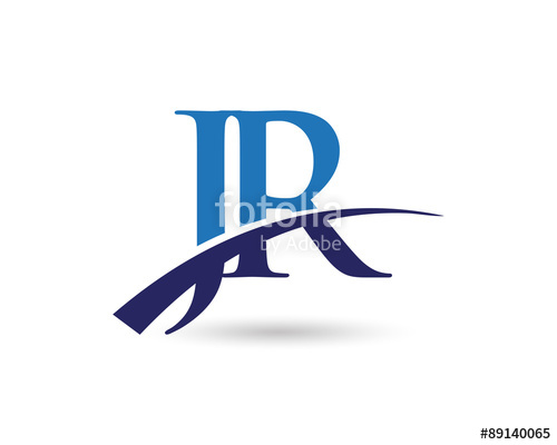 500x400 Jr Logo Letter Swoosh Stock Image And Royalty Free Vector