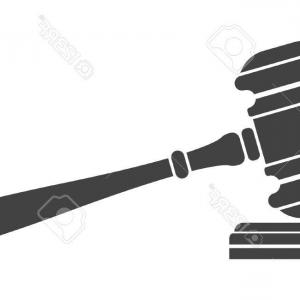 300x300 Judge Gavel Icon Auction Hammer Isolated Soidergi